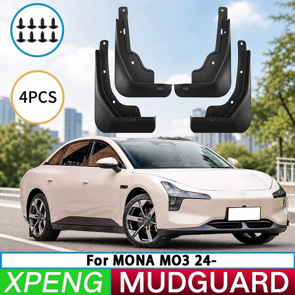 Suitable for Xpeng Mona MO3 2024 Front Rear Mudguards Car Tire Splash Guards Accessories
Suitable for Xpeng Mona MO3 2024 Front Rear Mudguards Car Tire Splash Guards Accessories