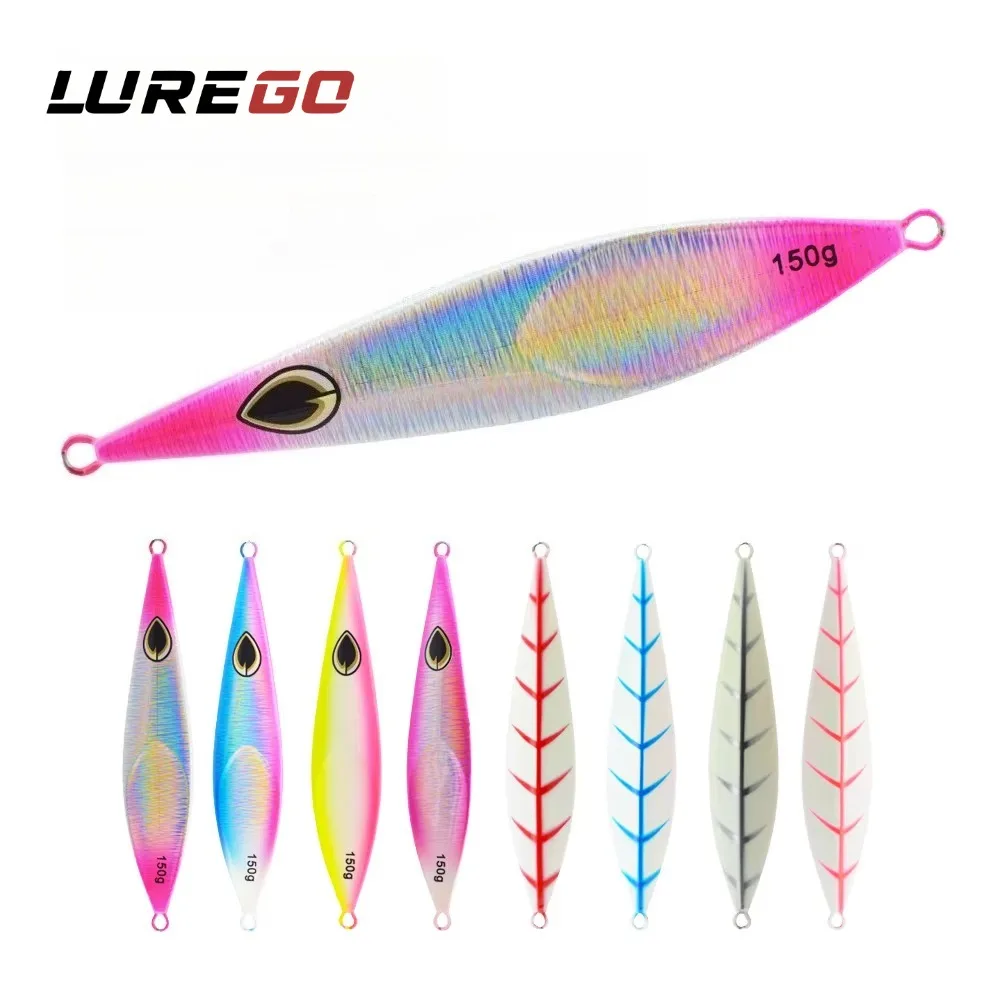 1PC 80g-200g Slow Pitch Jig Metal Fishing Lure, Heavy Duty Long Cast Deep Sea Bait, Saltwater Boat Fishing Spoon Sinking Lure
1PC 80g-200g Slow Pitch Jig Metal Fishing Lure, Heavy Duty Long Cast Deep Sea Bait, Saltwater Boat Fishing Spoon Sinking Lure