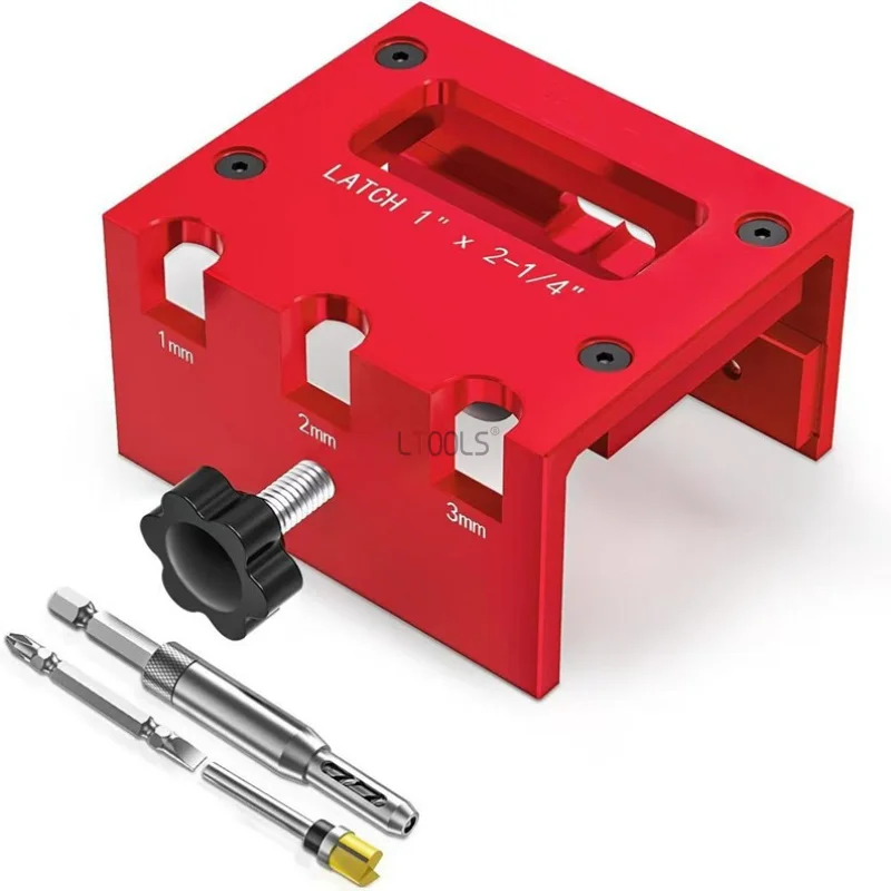 New Model Latch Mortise Installation Kit Aluminum Alloy Template Kit Fits 1-3/8" To 1-3/4" Thick Wooden Doors Hand Tool Sets
New Model Latch Mortise Installation Kit Aluminum Alloy Template Kit Fits 1-3/8" To 1-3/4" Thick Wooden Doors Hand Tool Sets