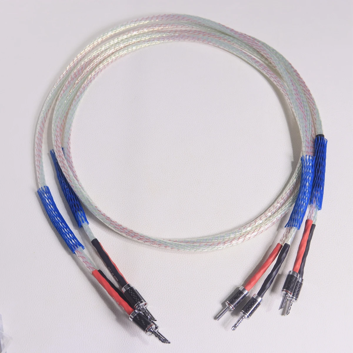 1pair Top VALH Flagship Silver HiFi Audiophile speaker Cable for Premium Quality Amplifier Connection Line with brand logo
1pair Top VALH Flagship Silver HiFi Audiophile speaker Cable for Premium Quality Amplifier Connection Line with brand logo