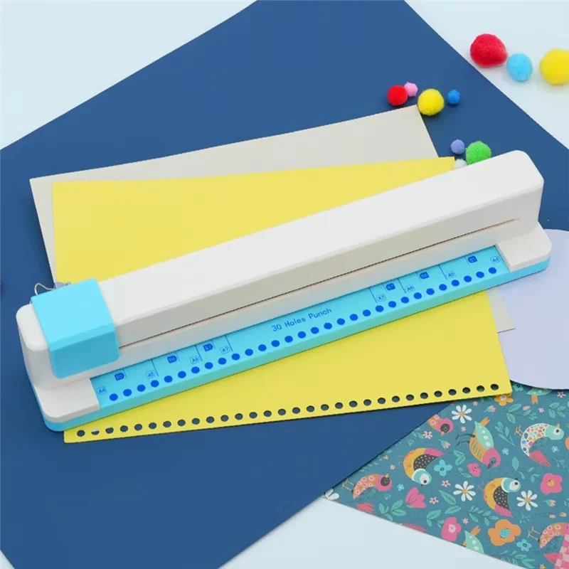 ABT-Manual DIY A4 Paper Punch 30 Holes, 30 Hole Document Collar Punching Machine Office Supplies
ABT-Manual DIY A4 Paper Punch 30 Holes, 30 Hole Document Collar Punching Machine Office Supplies