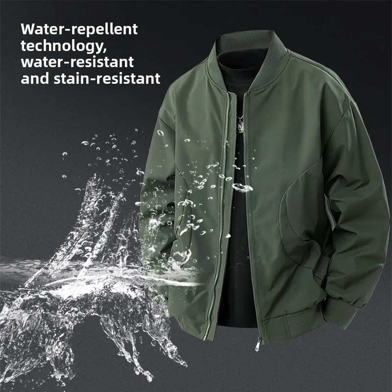 Plus Size Spring Men's Baseball Jacket New Business Casual Jackets Men Korean Fashion M-5XL Outdoor Hiking Coats Streetwear
Plus Size Spring Men's Baseball Jacket New Business Casual Jackets Men Korean Fashion M-5XL Outdoor Hiking Coats Streetwear