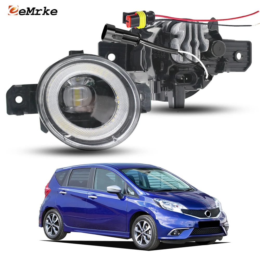 Fog Lights Assembly for Nissan Note E12 / Versa Note 2013 2014 2015 2016 PTF with Clear Lens Angel Eye DRL Car Fog Lamp 30W
Fog Lights Assembly for Nissan Note E12 / Versa Note 2013 2014 2015 2016 PTF with Clear Lens Angel Eye DRL Car Fog Lamp 30W