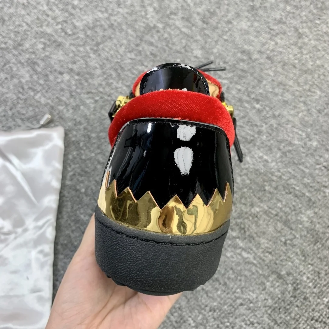 Top Hight Quality Casual Sneakers For Men and Women Real Leather Brand Designer Unisex Tennis Shoes GZ Zipper Loafer Shoes G0358
Top Hight Quality Casual Sneakers For Men and Women Real Leather Brand Designer Unisex Tennis Shoes GZ Zipper Loafer Shoes G0358
