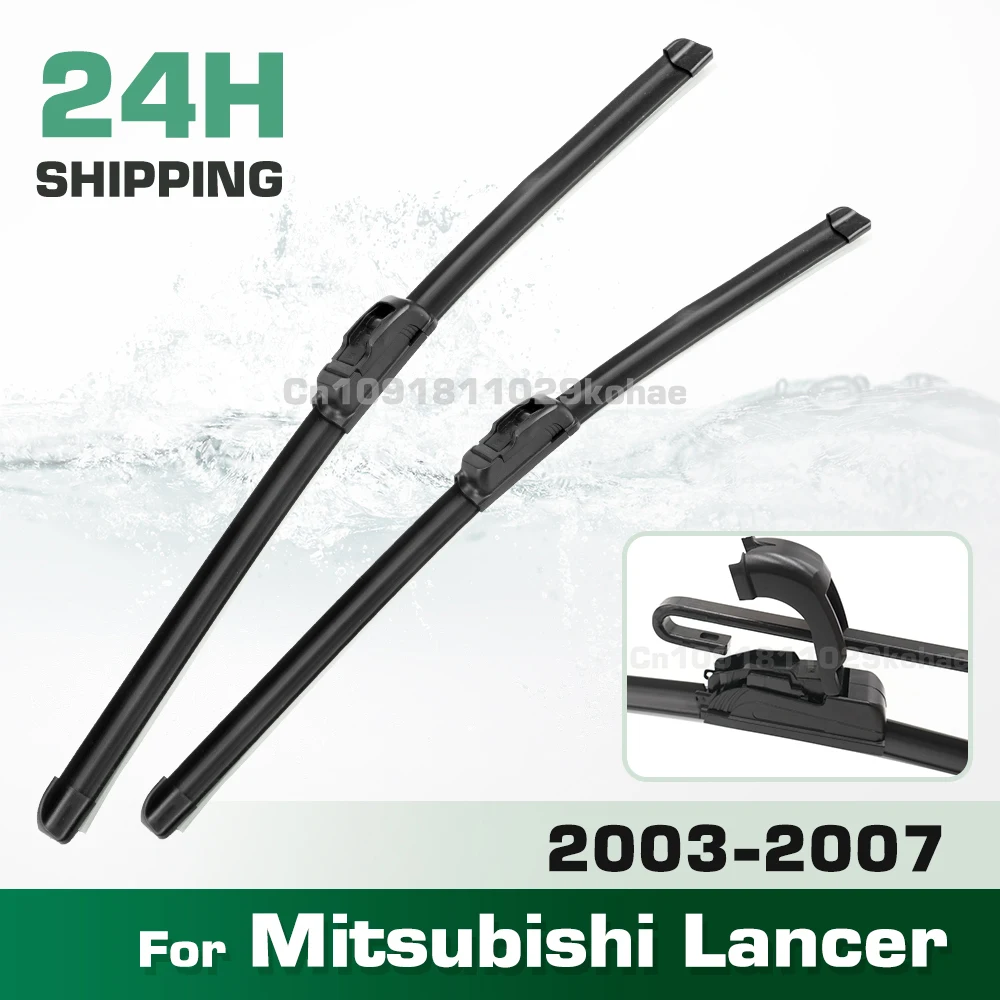 GREATROAD Wiper LHD&RHD Front Wiper Blades Set For Mitsubishi Lancer 2003 - 2007 Windshield Windscreen Window Brush 24"+18"
GREATROAD Wiper LHD&RHD Front Wiper Blades Set For Mitsubishi Lancer 2003 - 2007 Windshield Windscreen Window Brush 24"+18"