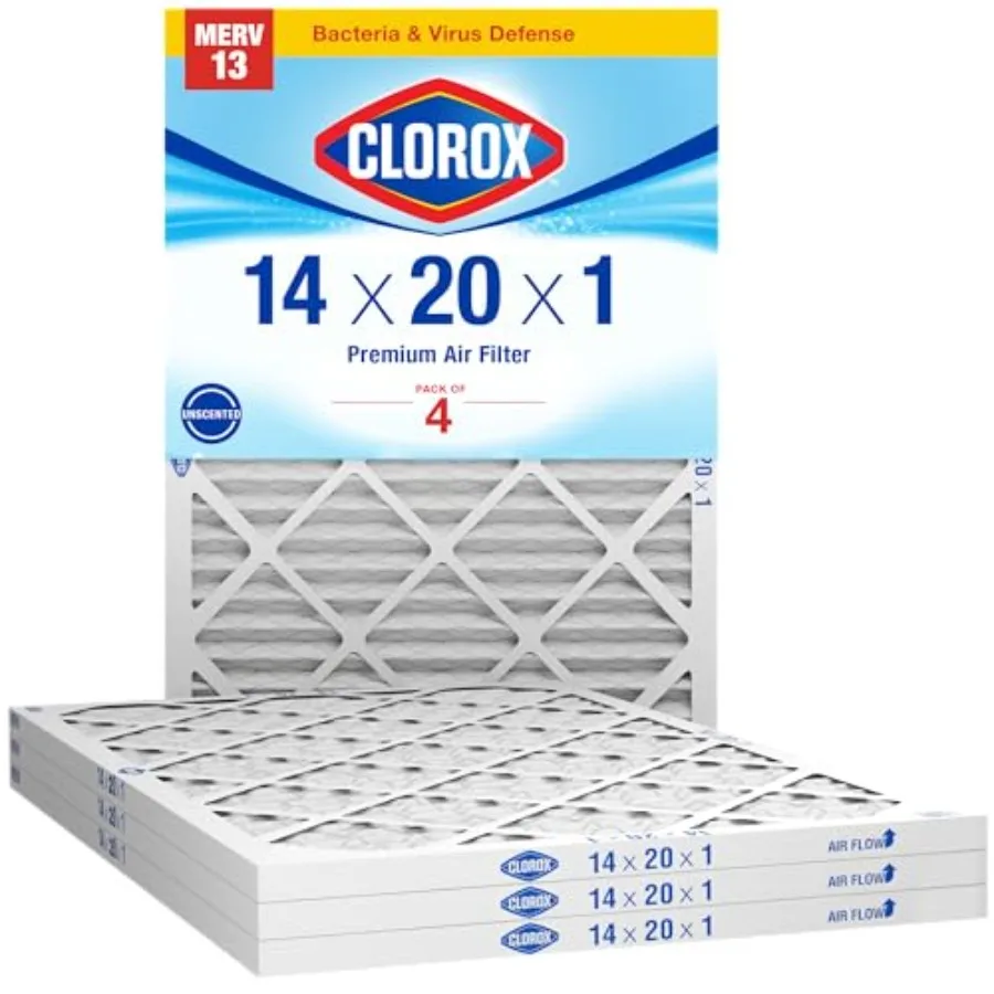 Воздушный фильтр 14x20x1 MERV 13, гофрированный, для систем ОВКВ, кондиционеров и печей, MPR 1500 и FPR 10, упаковка из 4 шт.
Воздушный фильтр 14x20x1 MERV 13, гофрированный, для систем ОВКВ, кондиционеров и печей, MPR 1500 и FPR 10, упаковка из 4 шт.