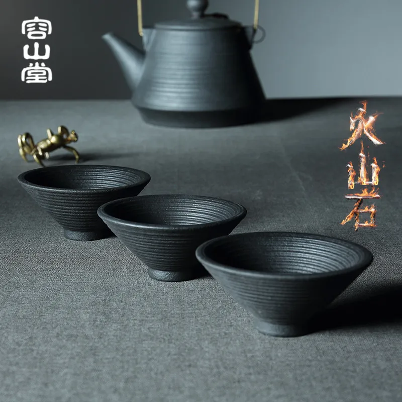 Rongshantang чашка для чая из вулканической скалы, Керамическая маленькая чашка для чая, большая кувшин для чая, керамическая посуда, семейный чайный набор
Rongshantang чашка для чая из вулканической скалы, Керамическая маленькая чашка для чая, большая кувшин для чая, керамическая посуда, семейный чайный набор