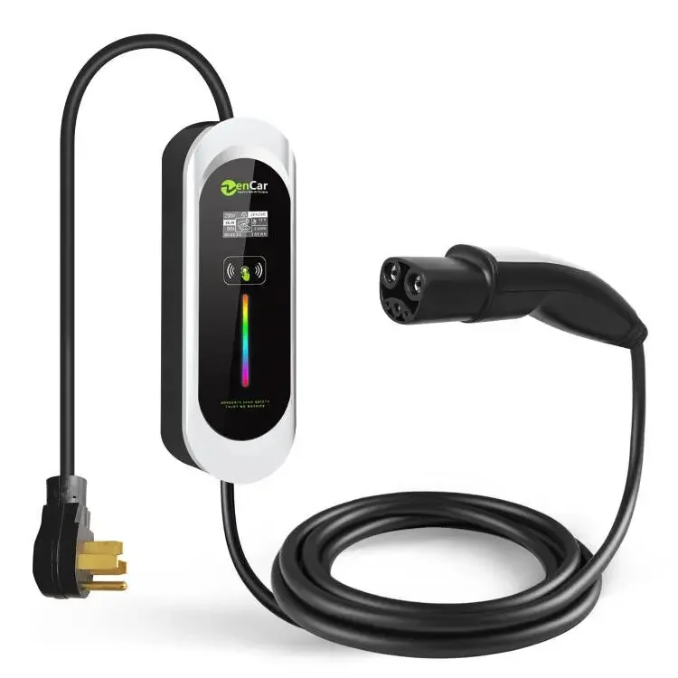 Zencar 40A Model E ev charger for with ev connector Nema 14-50 10kw level 2 car charger 25ft long charging cable
Zencar 40A Model E ev charger for with ev connector Nema 14-50 10kw level 2 car charger 25ft long charging cable