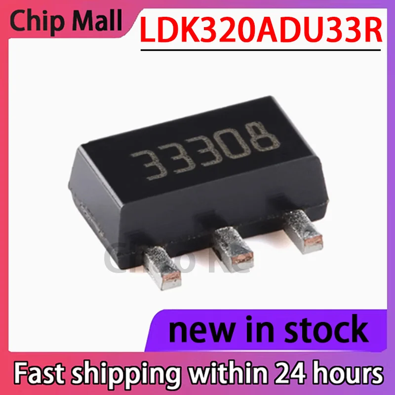 5PCS LDK320ADU33R SOT89-3 200 MA Low Static Current and High PSRR Regulator
5PCS LDK320ADU33R SOT89-3 200 MA Low Static Current and High PSRR Regulator