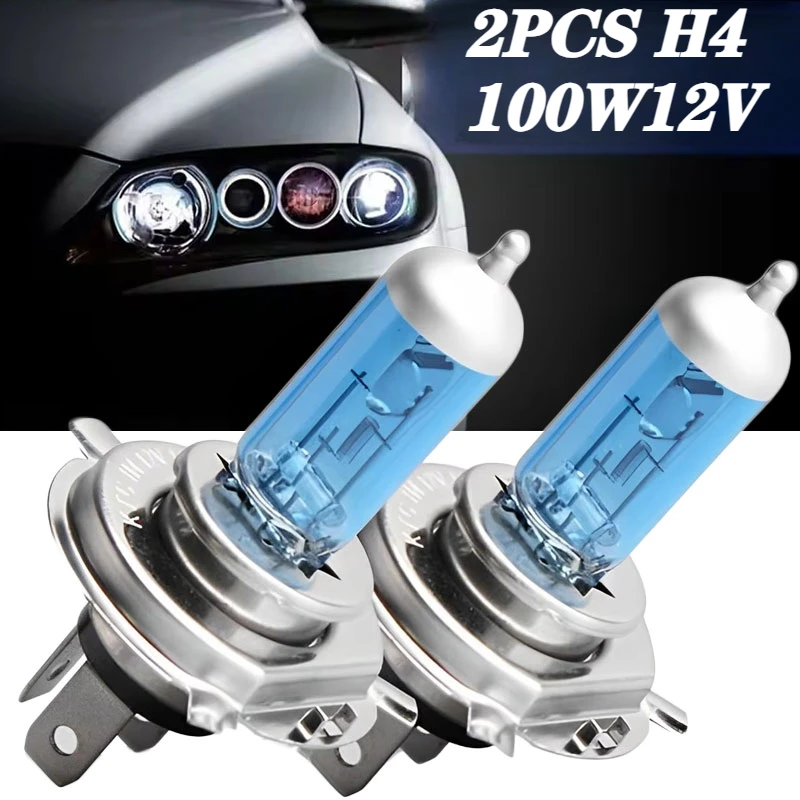 2Pcs Car Headlight High Quality Waterproof White Fog Light H4 100W 12V High Power Halogen Bulb Headlight Auto Parts
2Pcs Car Headlight High Quality Waterproof White Fog Light H4 100W 12V High Power Halogen Bulb Headlight Auto Parts