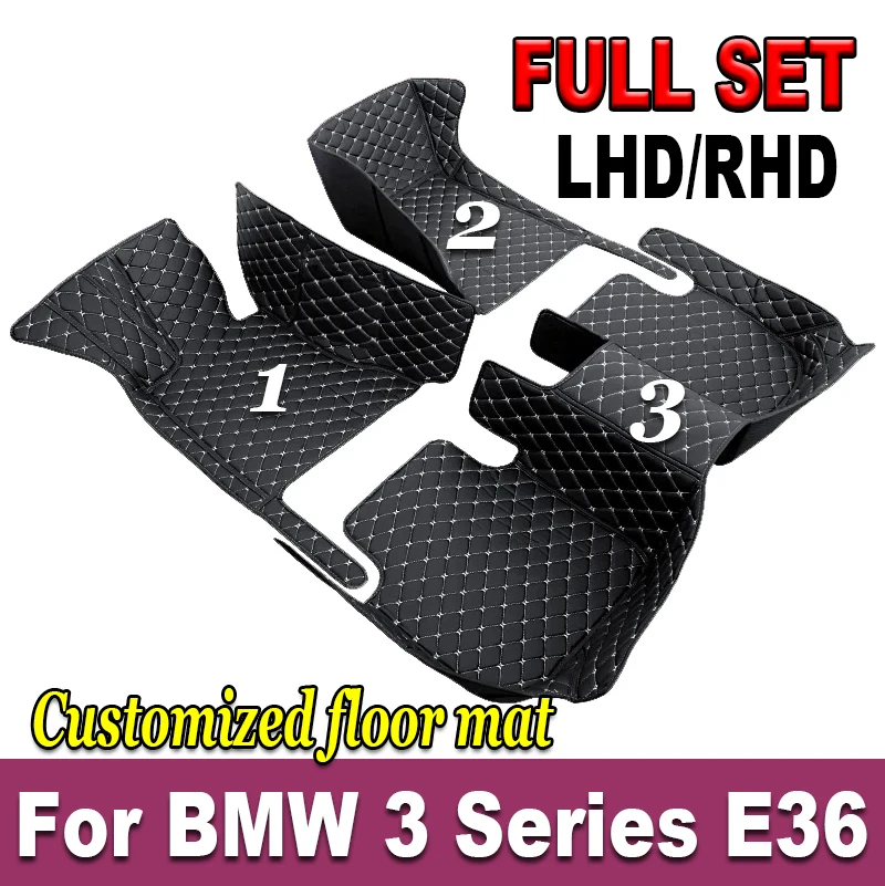 Custom Splicing Colors Car Floor Mats for BMW 3 Series E36 1990-2000 E46 E90 E92 Coupe E93 Carpet Interior Car Accessories
Custom Splicing Colors Car Floor Mats for BMW 3 Series E36 1990-2000 E46 E90 E92 Coupe E93 Carpet Interior Car Accessories