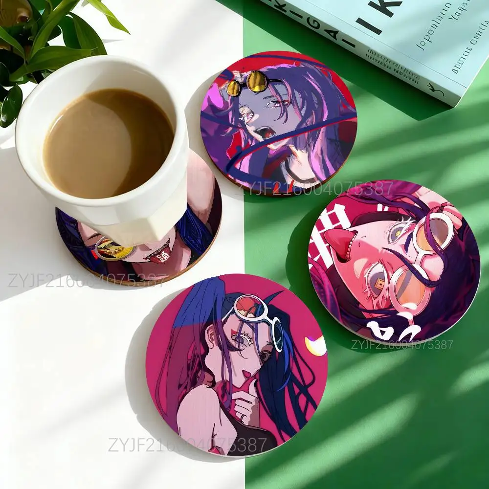 O-Odori A-ADO Pattern Art Coasters Round Wooden Heat Resistant Non-Slip Home Decor Gift Multifunctional
O-Odori A-ADO Pattern Art Coasters Round Wooden Heat Resistant Non-Slip Home Decor Gift Multifunctional