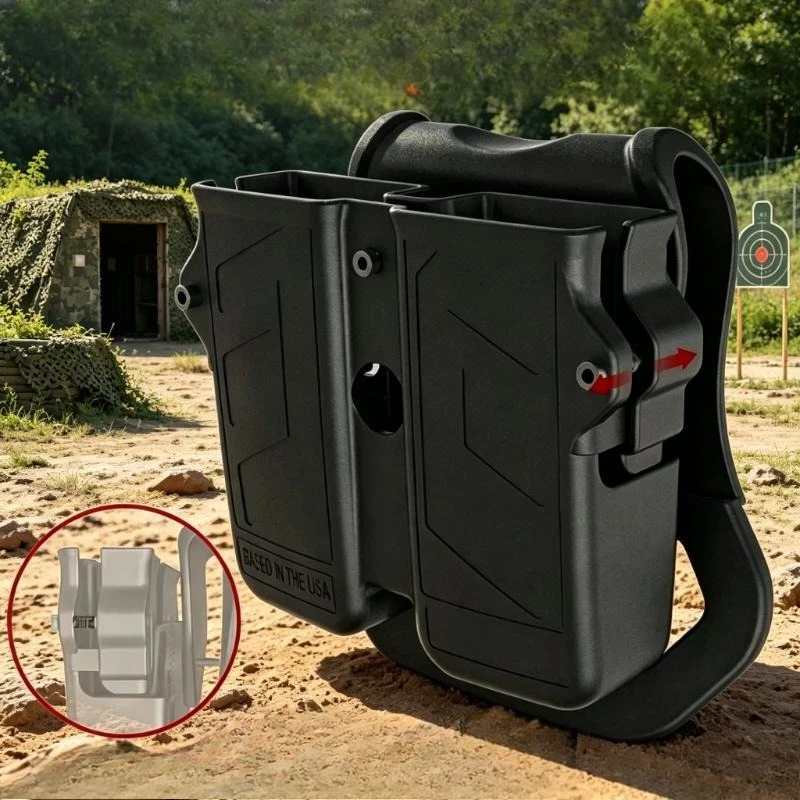 Universal Mag Pouch 9mm 10mm .40 .45 Single Double Stack Mag Bag Tactical Outdoor Carry Storage Waist Belt Accessories
Universal Mag Pouch 9mm 10mm .40 .45 Single Double Stack Mag Bag Tactical Outdoor Carry Storage Waist Belt Accessories