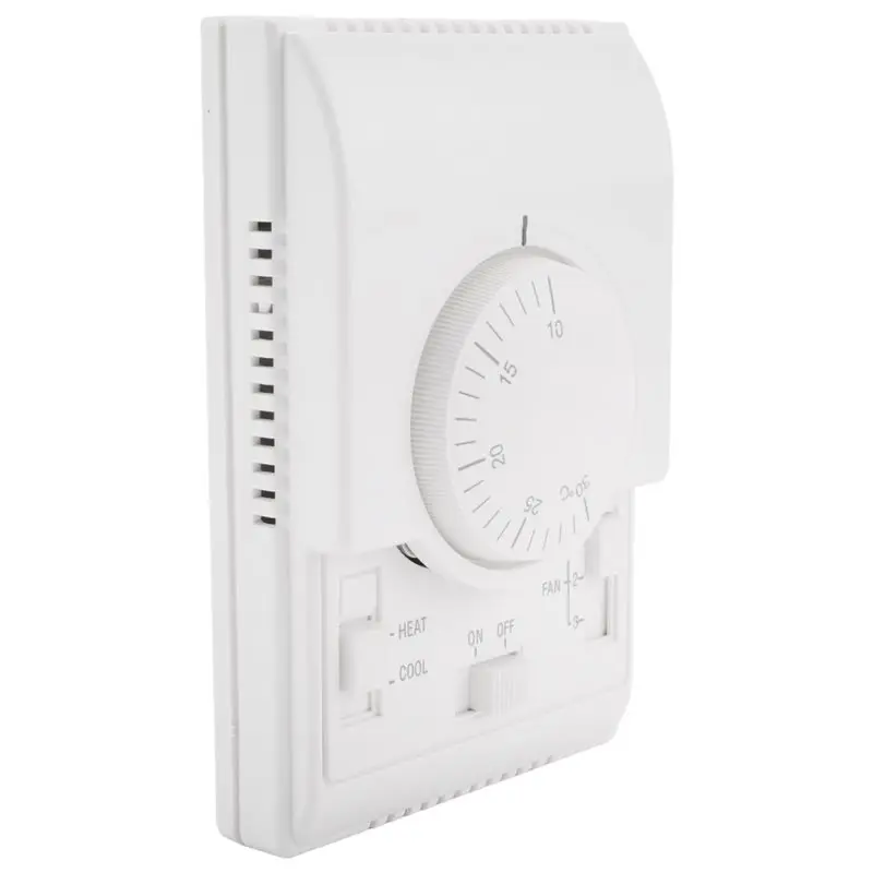 A04G-MT01 220VAC Room Mechanical Thermostat Air Conditioner Fan Coil Thermostat Temperature Controller Warm
A04G-MT01 220VAC Room Mechanical Thermostat Air Conditioner Fan Coil Thermostat Temperature Controller Warm