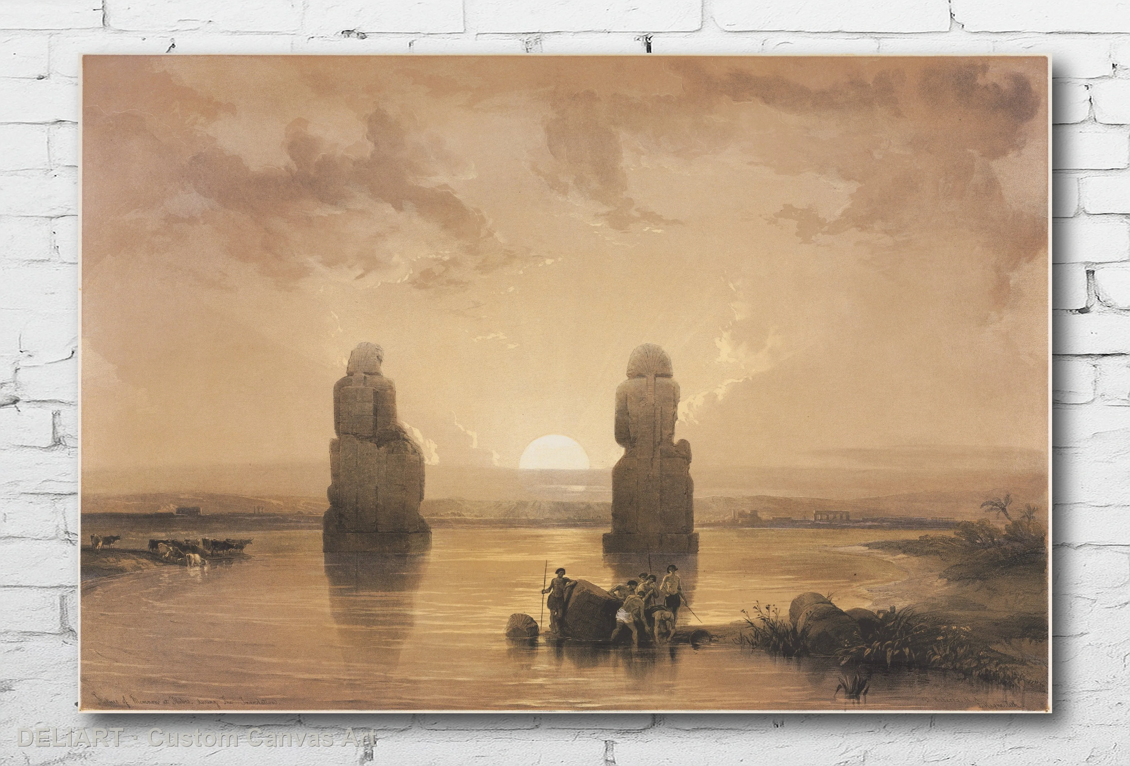 Canvas Poster - Custom Size Wall Art - Home Room Decor - Egypt and Nubia, Volume II: Statues of Memnon at Thebes, during the
Canvas Poster - Custom Size Wall Art - Home Room Decor - Egypt and Nubia, Volume II: Statues of Memnon at Thebes, during the