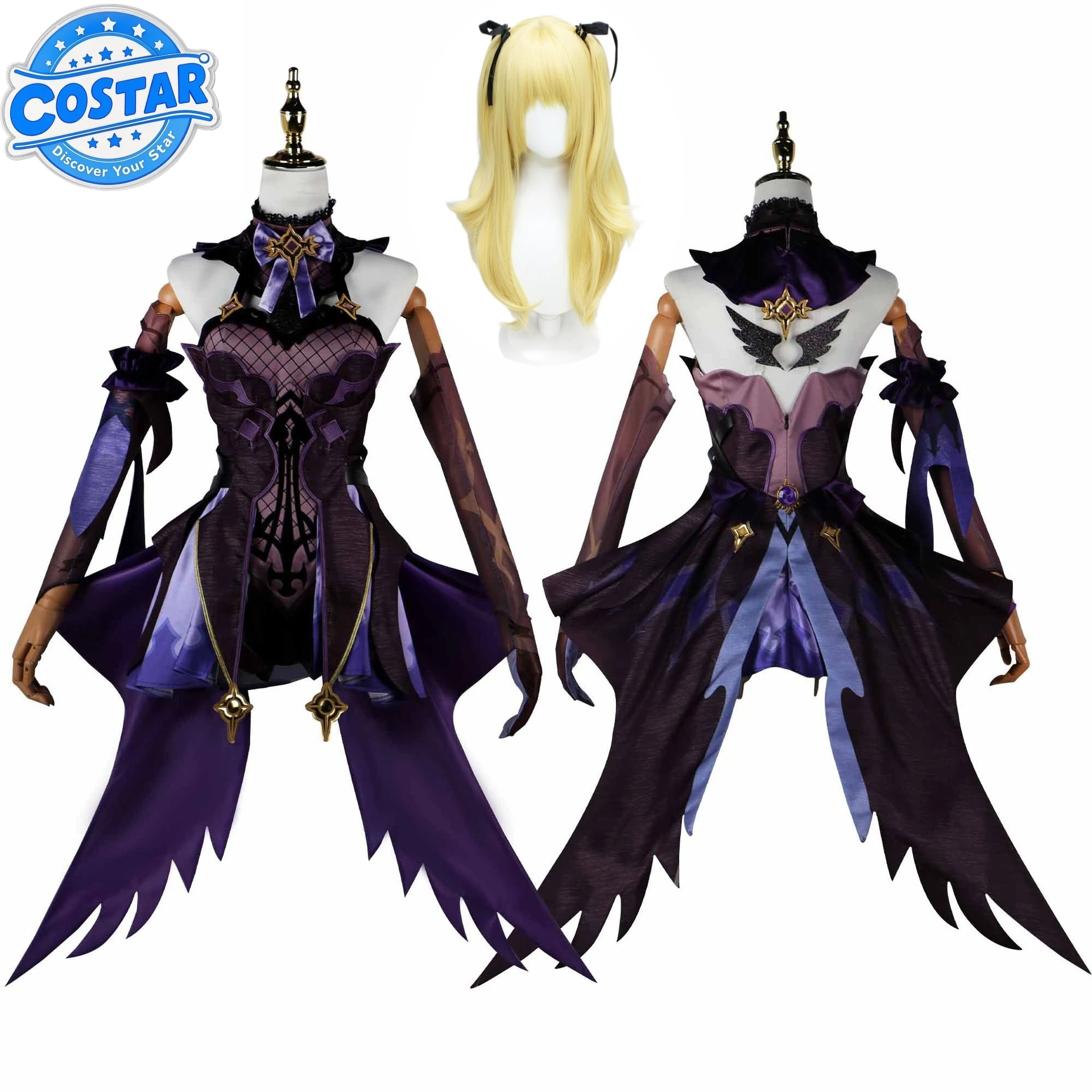 Fischl Cosplay Costumes Genshin Impact Wig Game Sexy Anime Clothes Props Halloween Festival Party Outfit Dress Up Customized
Fischl Cosplay Costumes Genshin Impact Wig Game Sexy Anime Clothes Props Halloween Festival Party Outfit Dress Up Customized