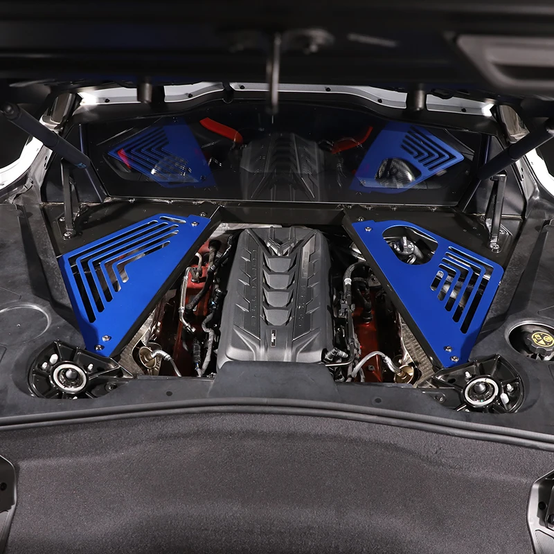 Для Chevrolet Corvette C8 2020-2023: Наклейка-накладка на панель моторного отсека из алюминиевого сплава, аксессуары для интерьера, 2 шт.
Для Chevrolet Corvette C8 2020-2023: Наклейка-накладка на панель моторного отсека из алюминиевого сплава, аксессуары для интерьера, 2 шт.