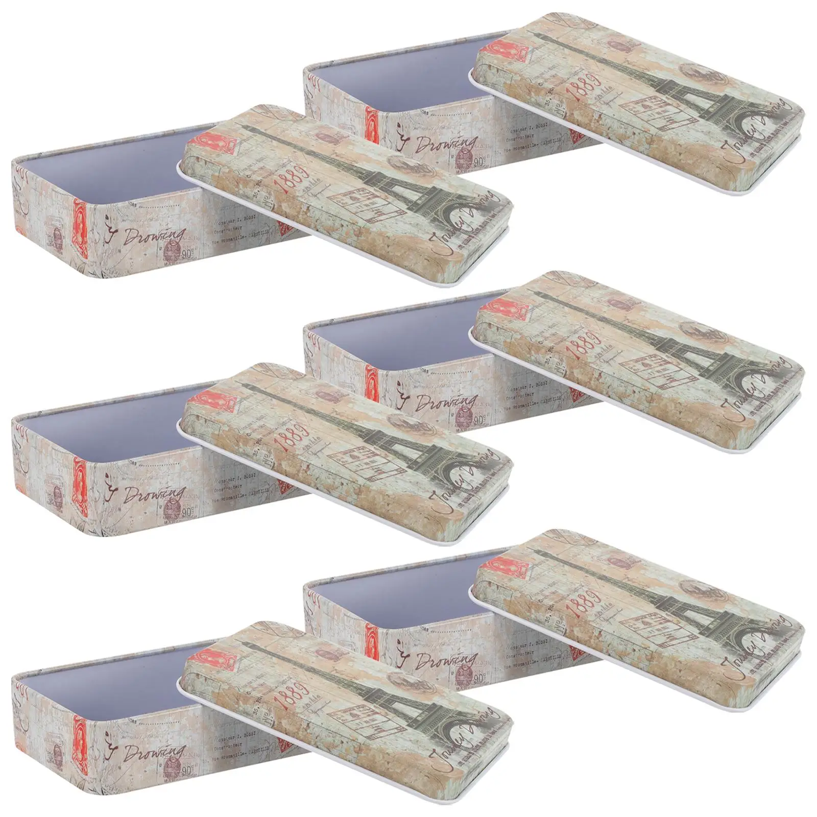 6 Pcs Cartoon Iron Box Metal Storage Containers Tinplate Boxes Jewelry Case Durable Lightweight Desktop Organizer Gift Packaging
6 Pcs Cartoon Iron Box Metal Storage Containers Tinplate Boxes Jewelry Case Durable Lightweight Desktop Organizer Gift Packaging