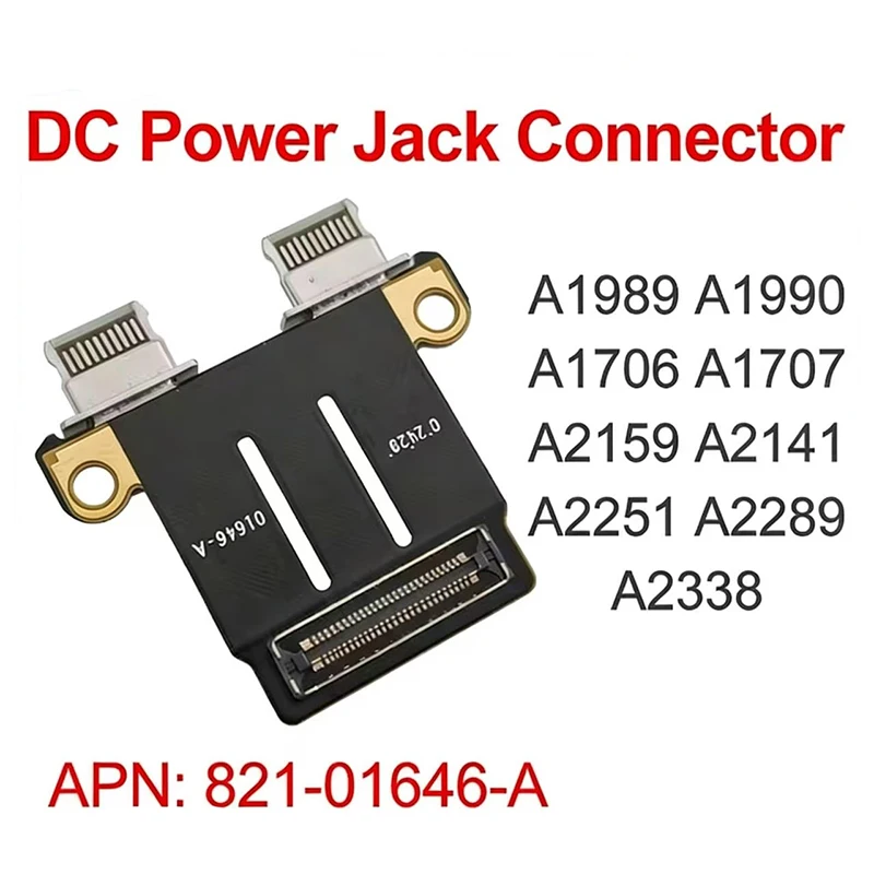 Новый разъем питания USB-C DC для Macbook Pro A1989 A1706 A1707 A1990 A2141 A2159 A2251 A2289 A2338, плата-коннектор 821-01646-A
Новый разъем питания USB-C DC для Macbook Pro A1989 A1706 A1707 A1990 A2141 A2159 A2251 A2289 A2338, плата-коннектор 821-01646-A