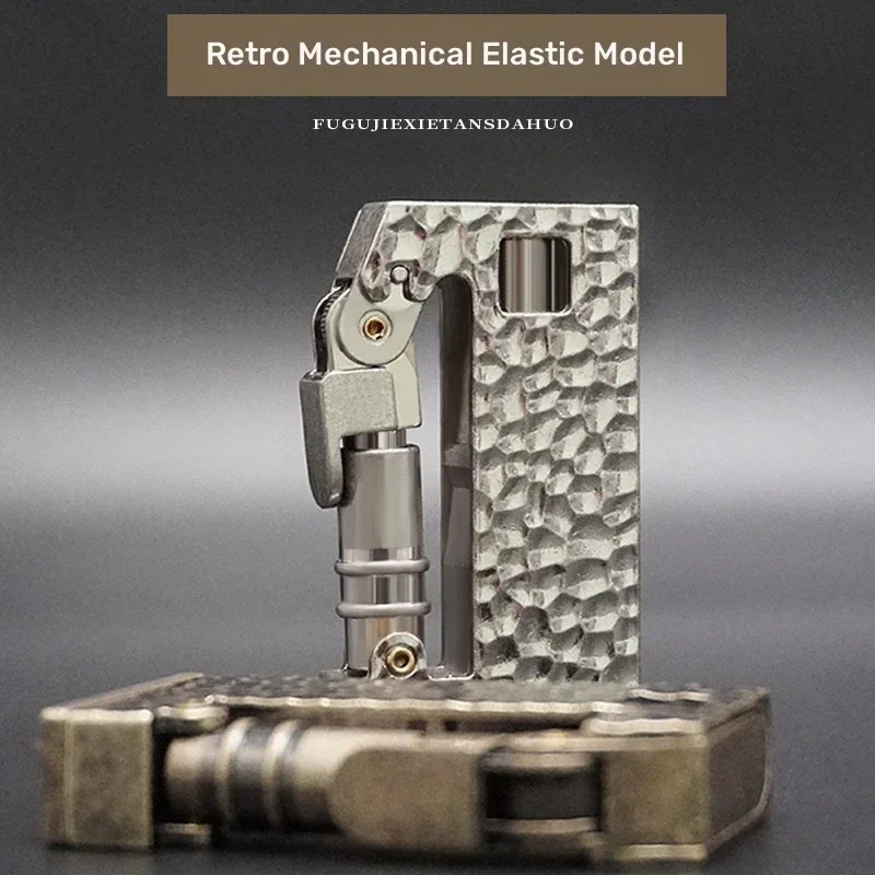Old Craft Meteorite Crater Kerosene Lighter Semi Automatic Mechanical Ejection Knife Metal Retro Lighter Gift for Men
Old Craft Meteorite Crater Kerosene Lighter Semi Automatic Mechanical Ejection Knife Metal Retro Lighter Gift for Men