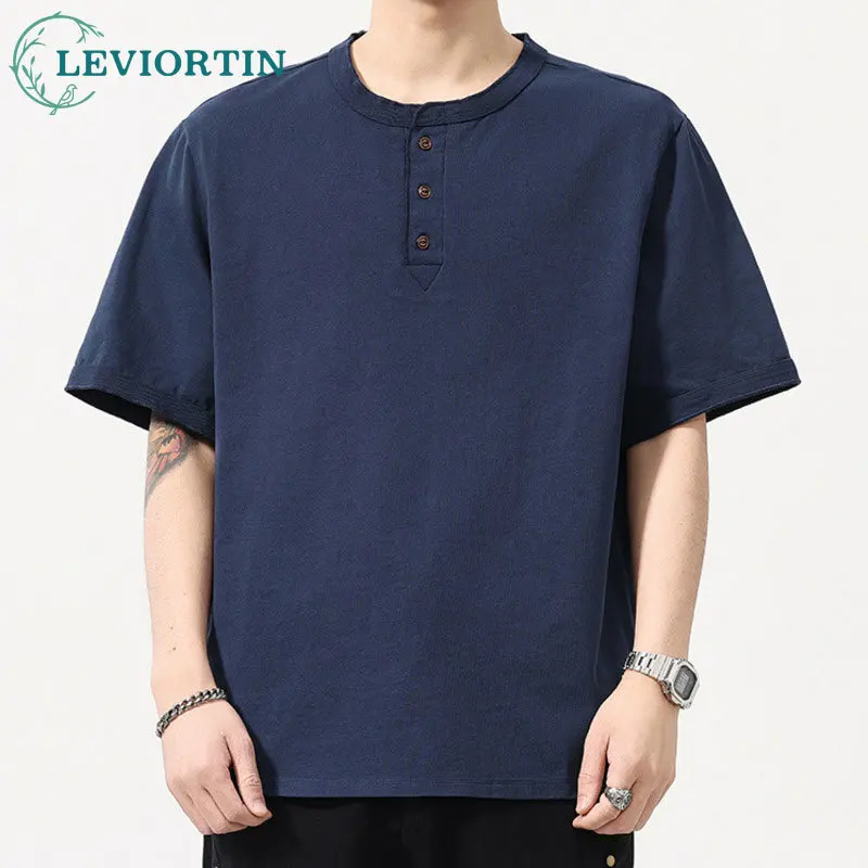 Мужской летний новый высококачественный американский ретро модный универсальный дышащий свободный пуловер с круглым вырезом и короткими рукавами
Мужской летний новый высококачественный американский ретро модный универсальный дышащий свободный пуловер с круглым вырезом и короткими рукавами