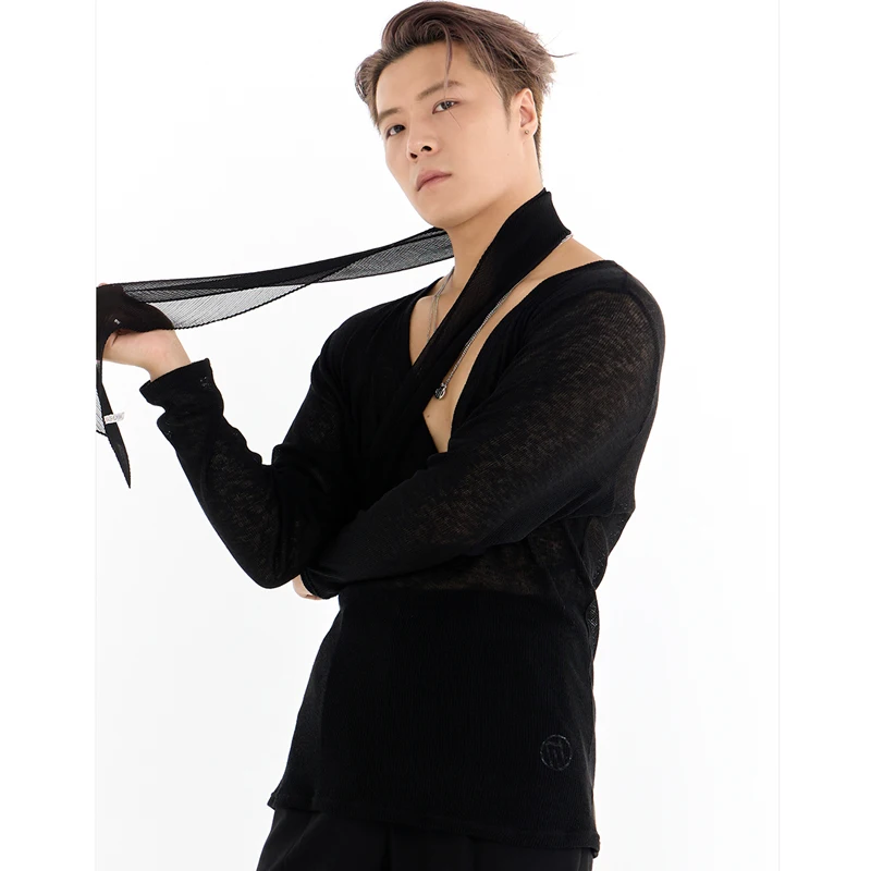 Костюмы для латинских танцев 2025 года для мужчин, рубашки с длинными рукавами и v-образным вырезом, самба, чача, танго, мужская одежда для латинских танцев, DQS21014
Костюмы для латинских танцев 2025 года для мужчин, рубашки с длинными рукавами и v-образным вырезом, самба, чача, танго, мужская одежда для латинских танцев, DQS21014