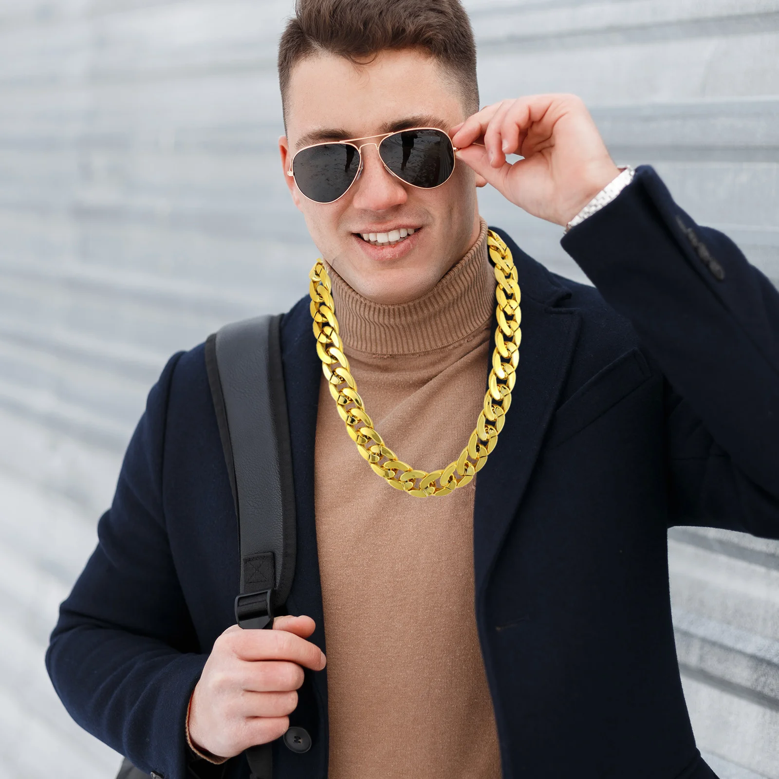 4pcs Golden Necklace Hip-hop Style Chain for Male Punk Accessories Decorative Jewelry Shiny Stylish Wear Everyday Anniversary 
4pcs Golden Necklace Hip-hop Style Chain for Male Punk Accessories Decorative Jewelry Shiny Stylish Wear Everyday Anniversary