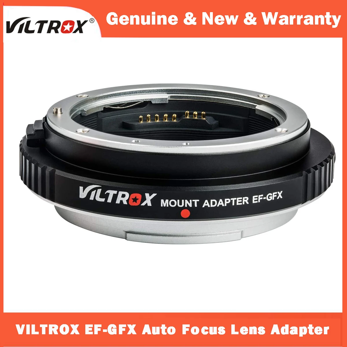 Viltrox EF-GFX Auto Focus Lens Mount Adapter Aperture Control for Canon EF or EF-S-Mount Lens to FUJIFILM G-Mount GFX Camera
Viltrox EF-GFX Auto Focus Lens Mount Adapter Aperture Control for Canon EF or EF-S-Mount Lens to FUJIFILM G-Mount GFX Camera