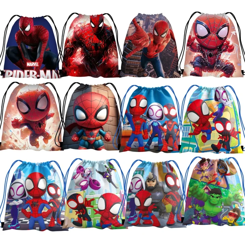 6/24pcs Cute Spidermans Gift Bag Loot Bag Drawstring Pockets Spiderman Amazing Friends Storage Bags Portable Bag Party Gift Bag
6/24pcs Cute Spidermans Gift Bag Loot Bag Drawstring Pockets Spiderman Amazing Friends Storage Bags Portable Bag Party Gift Bag