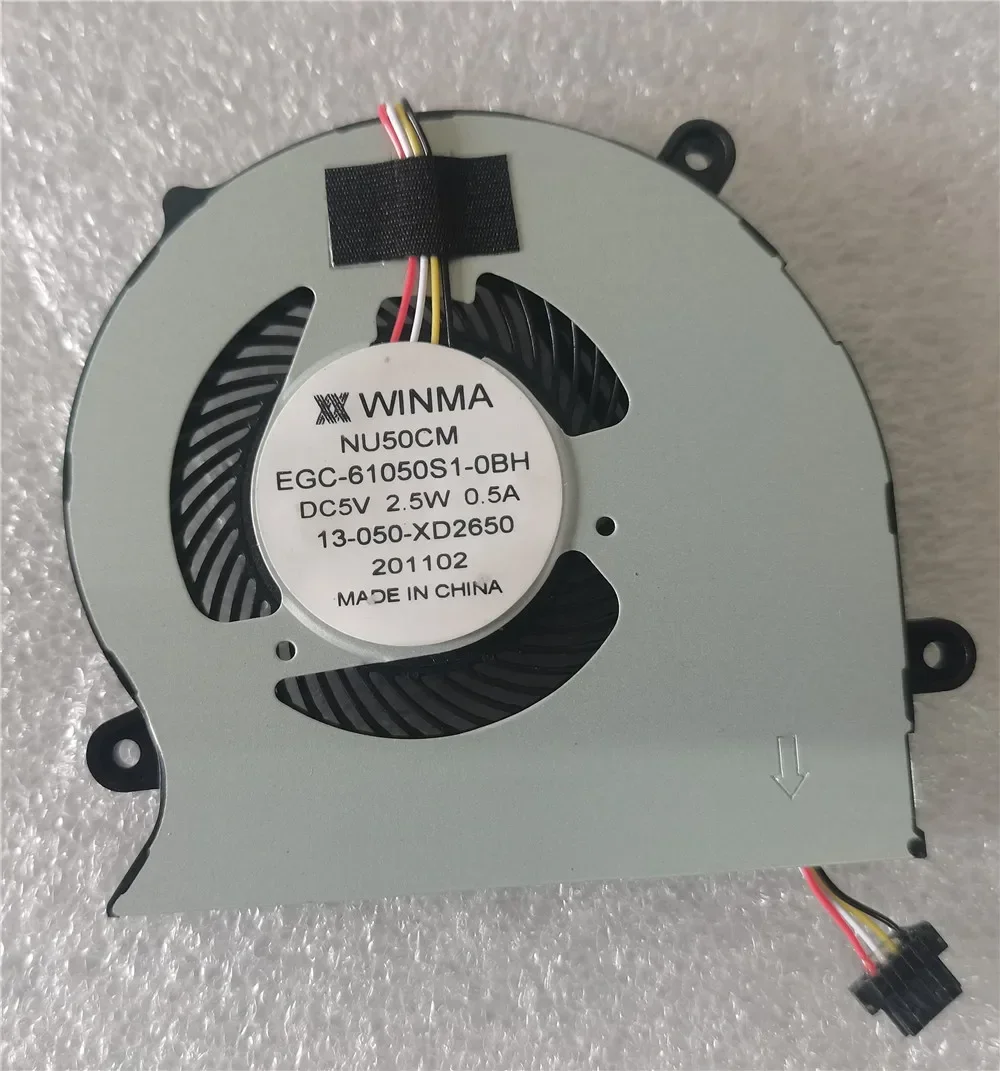 FAN FOR WINMA NU50CM EGC-61050S1-0BH 5V 2.5W 13-050-XD2650 Cooler Fan
FAN FOR WINMA NU50CM EGC-61050S1-0BH 5V 2.5W 13-050-XD2650 Cooler Fan