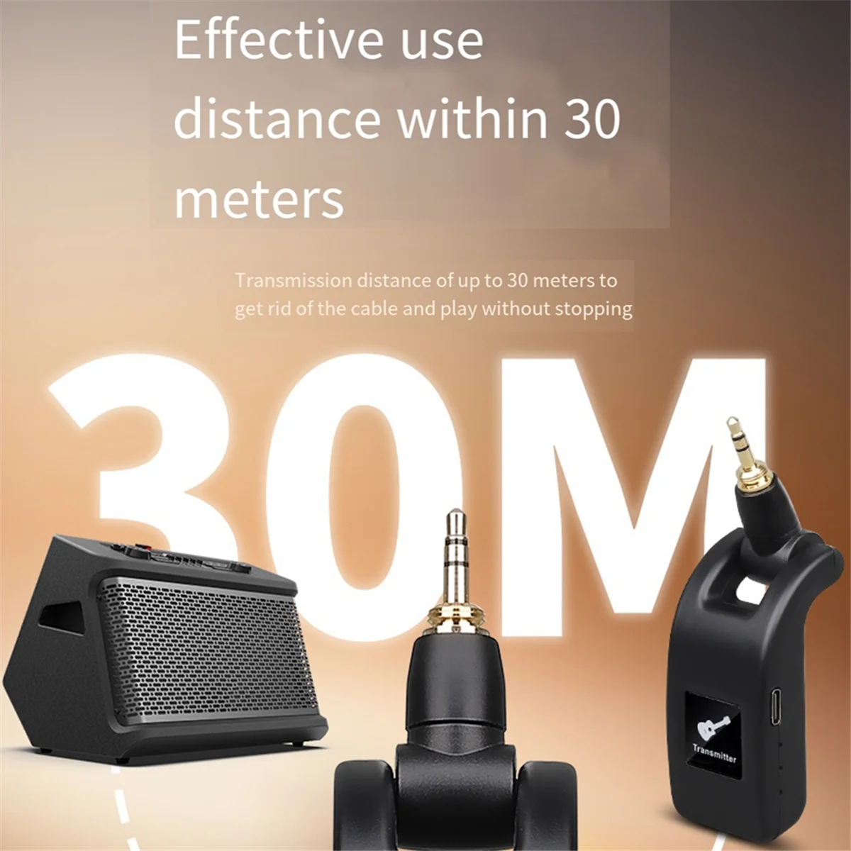 Guitar Wireless System Audio Transmitter Receiver USB Rechargeable Wireless System for Electric Guitar Bass
Guitar Wireless System Audio Transmitter Receiver USB Rechargeable Wireless System for Electric Guitar Bass