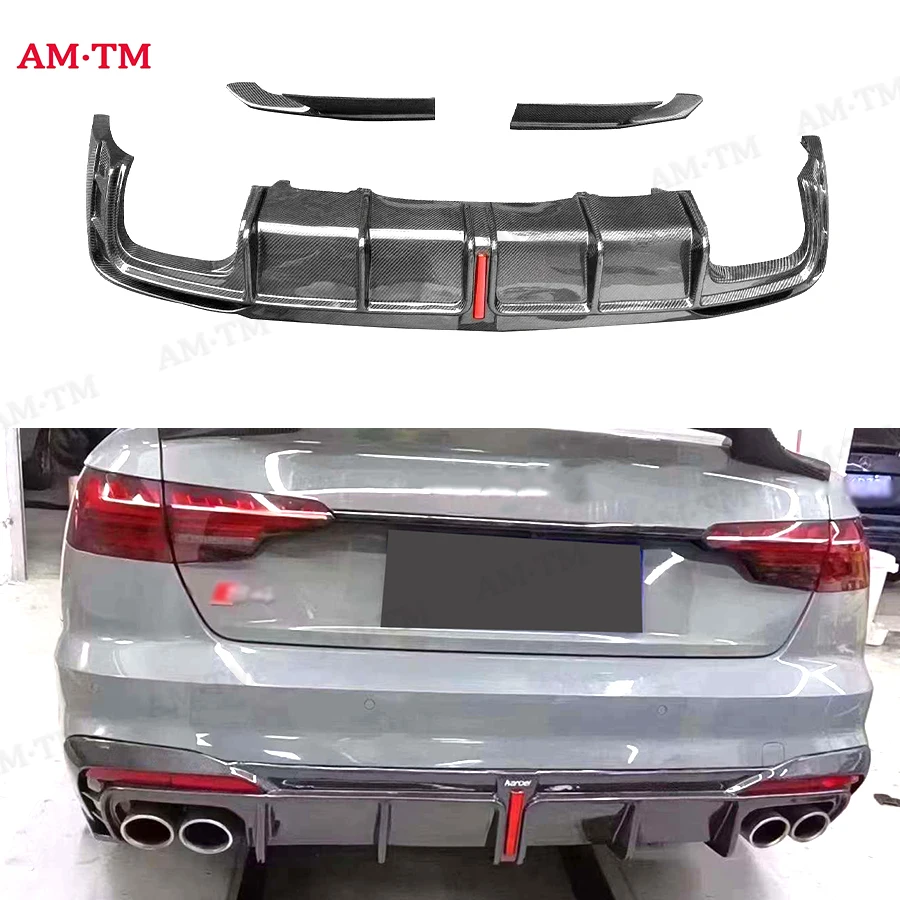 For Audi A4L A4 S4 B10 2020+ Carbon Fiber Back lip Car Rear Bumper Lip Diffuser Spoiler Parts Upgrade Body kit
For Audi A4L A4 S4 B10 2020+ Carbon Fiber Back lip Car Rear Bumper Lip Diffuser Spoiler Parts Upgrade Body kit