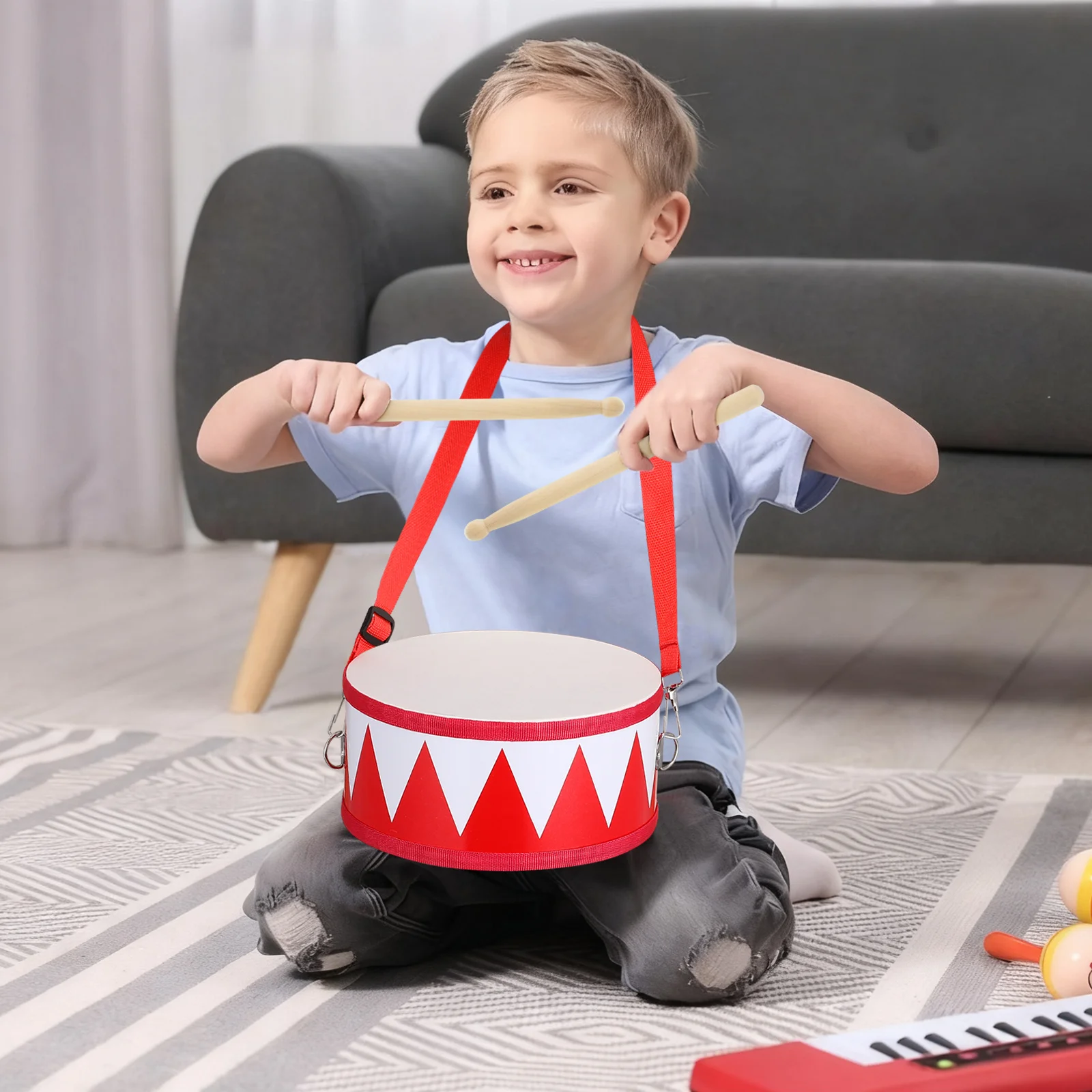 Drum Set for Ages 1-7 Educational Snare Percussion Instrument Musical Interactive Music Learning Drum Kit
Drum Set for Ages 1-7 Educational Snare Percussion Instrument Musical Interactive Music Learning Drum Kit