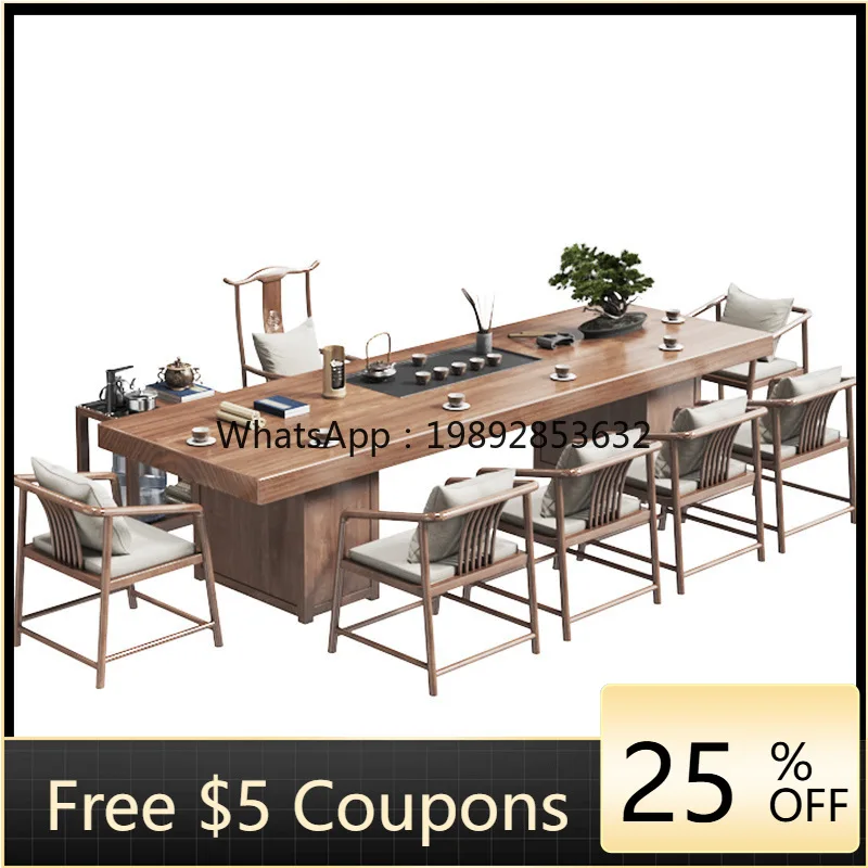 YFY New Chinese Zen Style Solid Wood Tea Table for Home Office High-end Tea Table and Chairs
YFY New Chinese Zen Style Solid Wood Tea Table for Home Office High-end Tea Table and Chairs