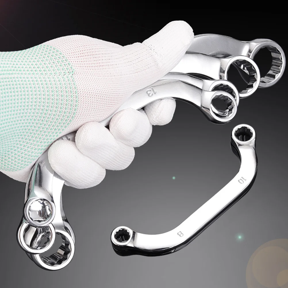 5Pcs Professional High Grade Chrome Vanadium Steel Box Wrench Set Multi Functional Tight Spots Emergencies Box Wrench
5Pcs Professional High Grade Chrome Vanadium Steel Box Wrench Set Multi Functional Tight Spots Emergencies Box Wrench