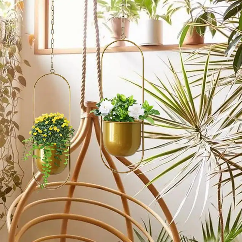 Ceiling Planter Potted Plant Pot Hangable Metal Chlorophytum Succulent Planter Decorative Ornament For Home Balcony
Ceiling Planter Potted Plant Pot Hangable Metal Chlorophytum Succulent Planter Decorative Ornament For Home Balcony