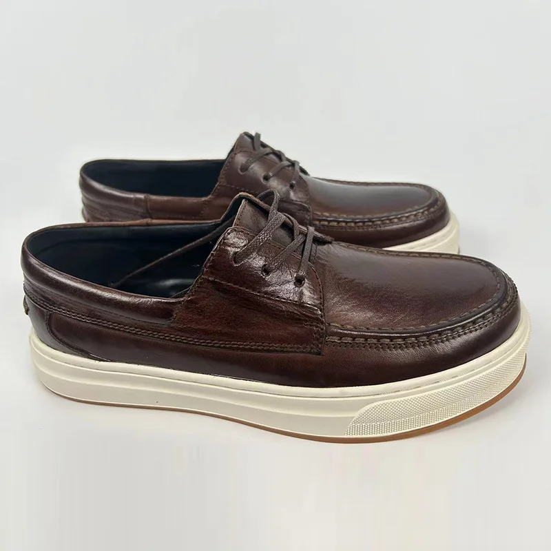 Мужские винтажные модельные туфли Cordovan Pure Shell | Высококачественные повседневные лоферы из дышащей кожи | Комфортные деловые кроссовки премиум-класса
Мужские винтажные модельные туфли Cordovan Pure Shell | Высококачественные повседневные лоферы из дышащей кожи | Комфортные деловые кроссовки премиум-класса