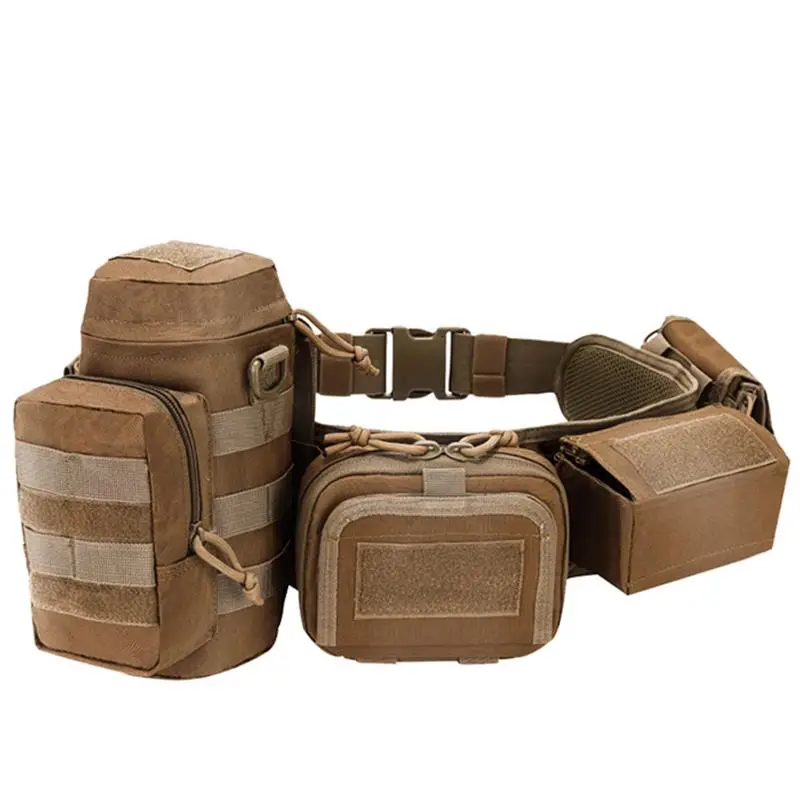 Tactical Hunting Belt with Attachments Pouch, Multifunctional Quick Release Metal Buckle Adjustable Duty Belt Set
Tactical Hunting Belt with Attachments Pouch, Multifunctional Quick Release Metal Buckle Adjustable Duty Belt Set