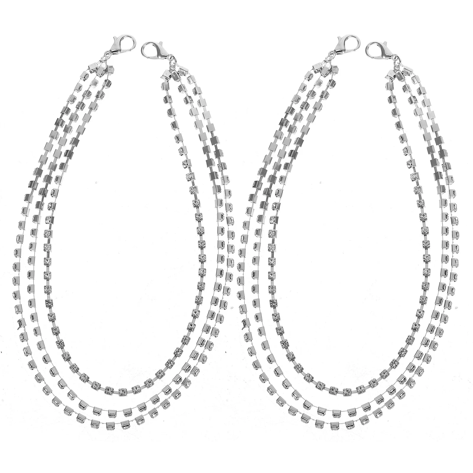 Claw Drill Chain Shoe Decoration White K Rhinestone Multi Layer Shoelace Charms Bling Chain Jewelry For Sneakers Boot
Claw Drill Chain Shoe Decoration White K Rhinestone Multi Layer Shoelace Charms Bling Chain Jewelry For Sneakers Boot