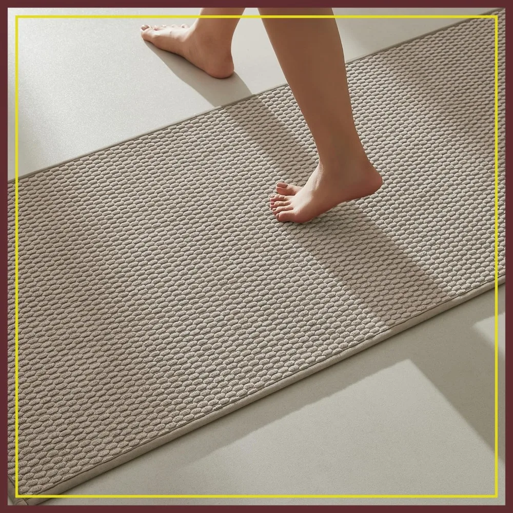 Quick Dry Non Slip Bathroom Runner Rug, 24x60, Beige
Quick Dry Non Slip Bathroom Runner Rug, 24x60, Beige