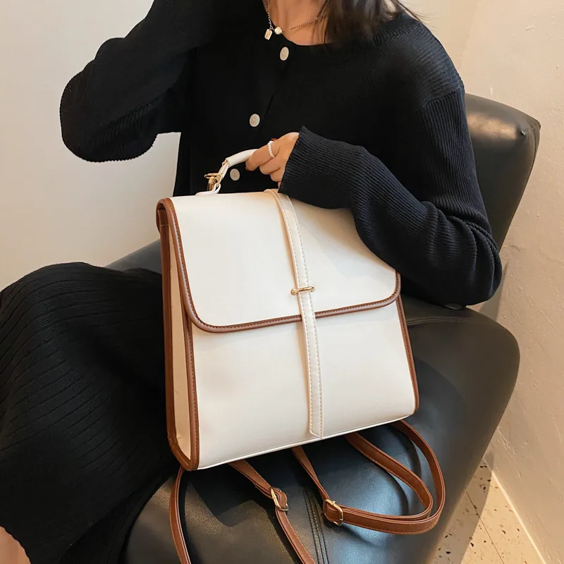 Fashion Women Retro Backpack Soft Leather British College Style Women Backpack Female College Students Schoolbag Backpack Women
Fashion Women Retro Backpack Soft Leather British College Style Women Backpack Female College Students Schoolbag Backpack Women