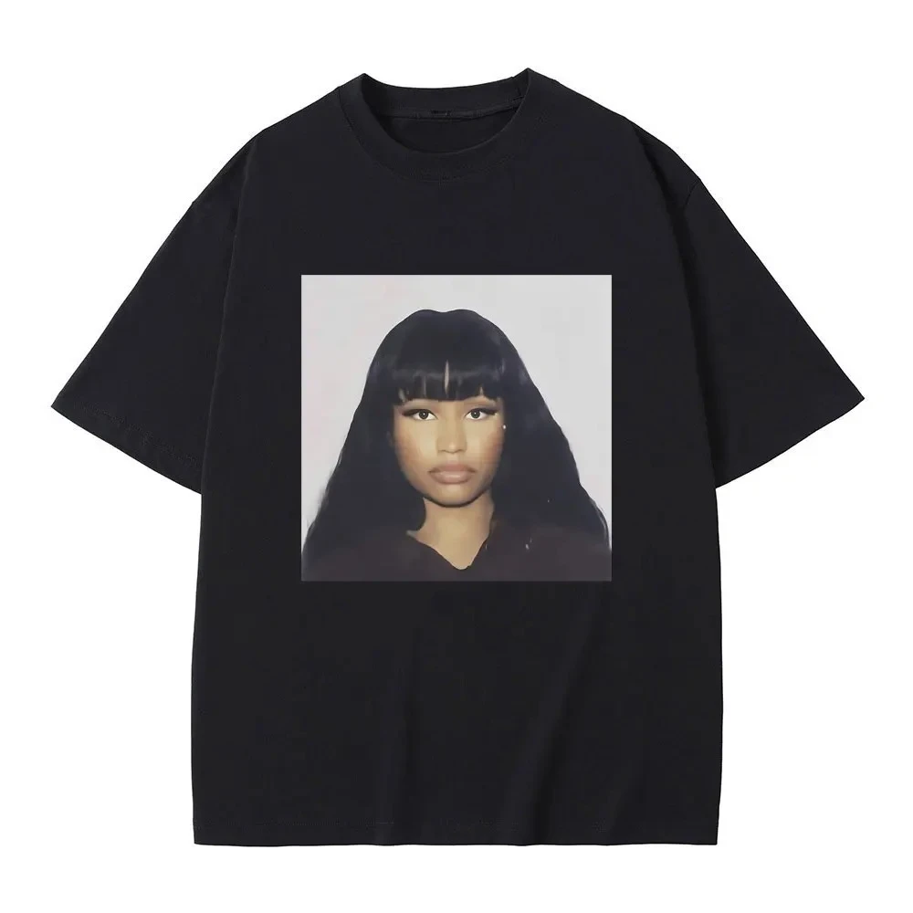 Рэпер Nicki Minaj, женская футболка с графическим принтом, модная повседневная футболка в стиле хип-хоп, винтажные топы, уличная женская одежда, топ Y2K
Рэпер Nicki Minaj, женская футболка с графическим принтом, модная повседневная футболка в стиле хип-хоп, винтажные топы, уличная женская одежда, топ Y2K