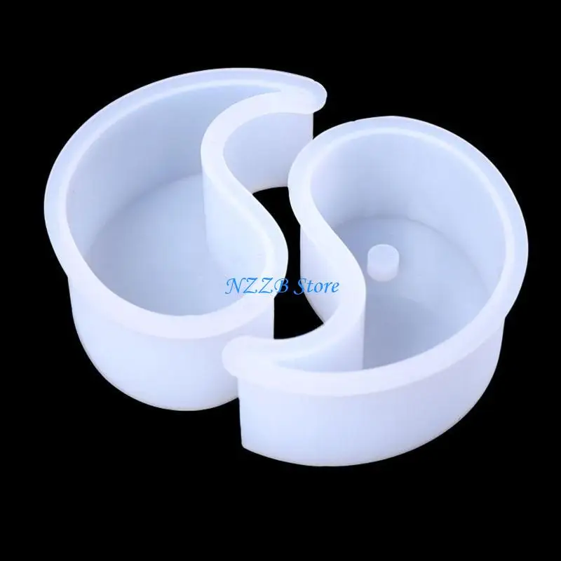 T21F for Chi Yin Yang UV Epoxy Resin Mold Handmade Gypsum Plaster Wax Soap Crystal Silicone Mould DIY Crafts Mold
T21F for Chi Yin Yang UV Epoxy Resin Mold Handmade Gypsum Plaster Wax Soap Crystal Silicone Mould DIY Crafts Mold