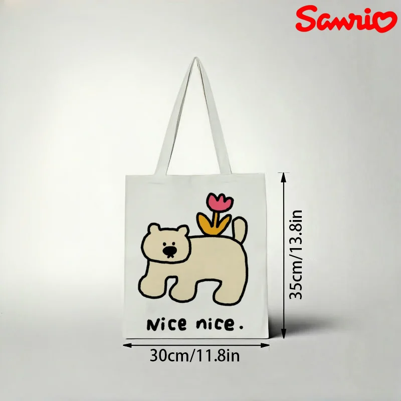 1pc Lovely Simple Beige Bear with Tulip & Warm Text Casual Canvas Tote Bag
1pc Lovely Simple Beige Bear with Tulip & Warm Text Casual Canvas Tote Bag