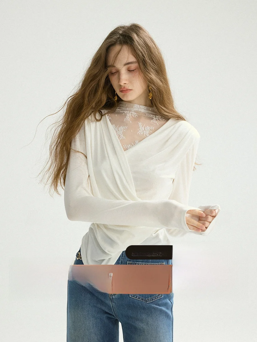 Elegant Long Sleeve V-Neck Women's Chiffon Blouse Inner Wear Base Shirt White Color Spring Fashion Design Sense Base Shirt
Elegant Long Sleeve V-Neck Women's Chiffon Blouse Inner Wear Base Shirt White Color Spring Fashion Design Sense Base Shirt