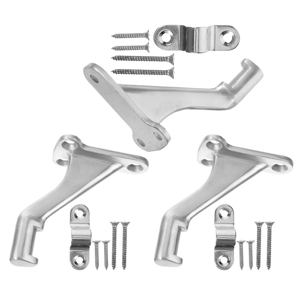 3Sets Wall Mount Handrail Brackets Stainless Steel for Indoor Stairways Modern Minimalist Rail Fixtures Stair Rail Bracket
3Sets Wall Mount Handrail Brackets Stainless Steel for Indoor Stairways Modern Minimalist Rail Fixtures Stair Rail Bracket