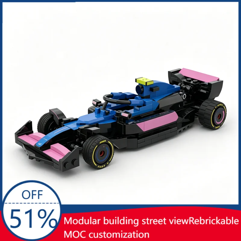 295Pcs Alpine A523 Custom Building Blocks Technology One Racing Car Model Educational Assembly Toy For Collectors Birthday Gift
295Pcs Alpine A523 Custom Building Blocks Technology One Racing Car Model Educational Assembly Toy For Collectors Birthday Gift