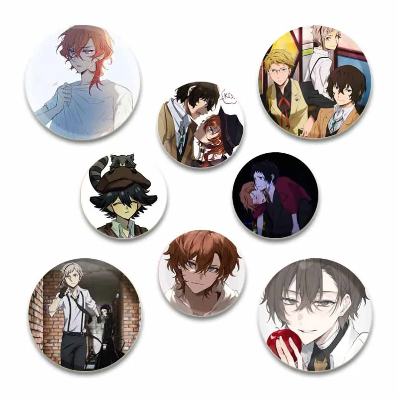Anime Brooch Cartoon Figures Akiko Yosano/Osamu Dazai/Atsushi Nakajima Badge Snap-in Button Pins for Backpack Accessories Gifts
Anime Brooch Cartoon Figures Akiko Yosano/Osamu Dazai/Atsushi Nakajima Badge Snap-in Button Pins for Backpack Accessories Gifts