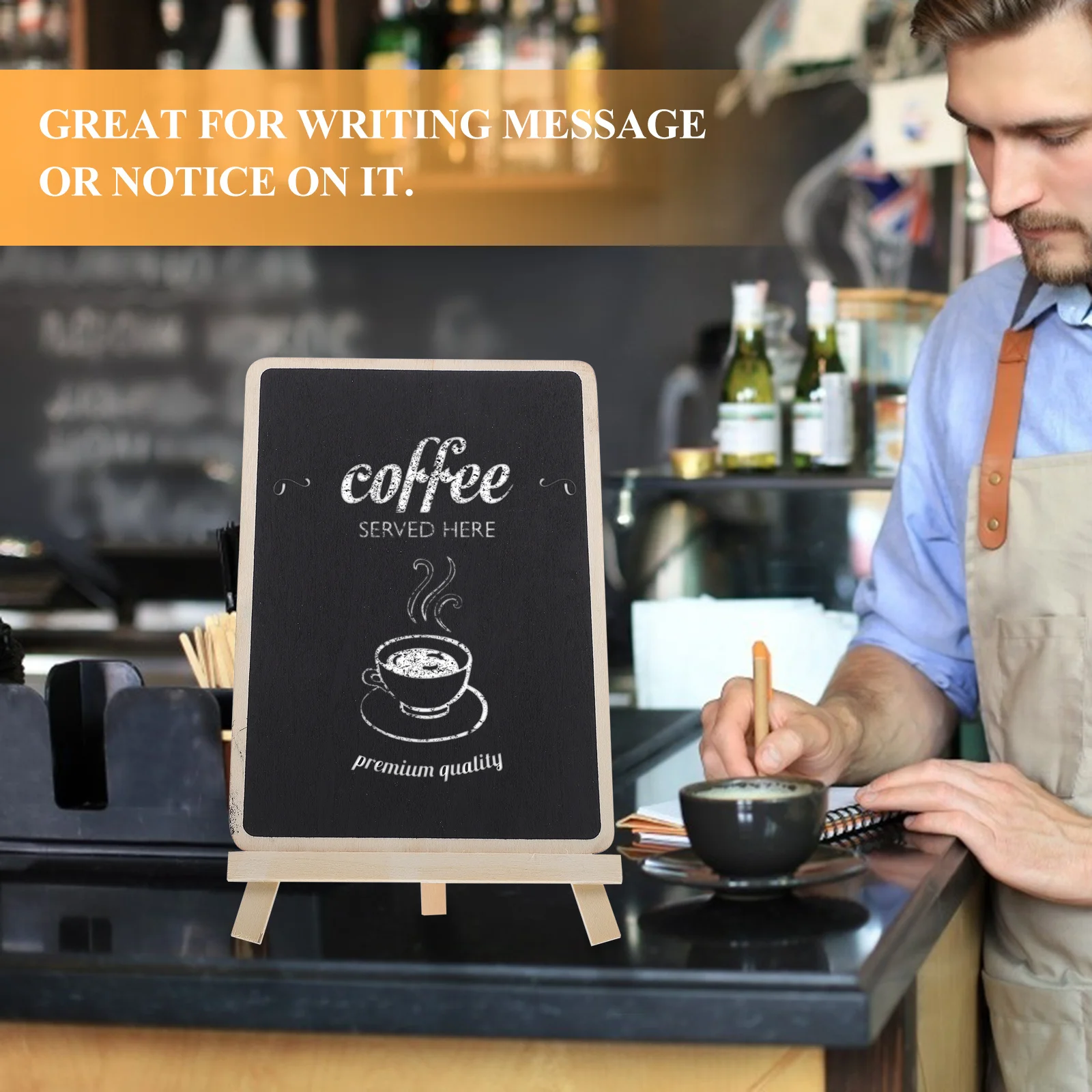 5Pcs Blackboard Vertical Mini Chalkboard Exquisite Wood Tabletop Chalkboard Sign for Message Notice Home Decoration Photo Prop
5Pcs Blackboard Vertical Mini Chalkboard Exquisite Wood Tabletop Chalkboard Sign for Message Notice Home Decoration Photo Prop