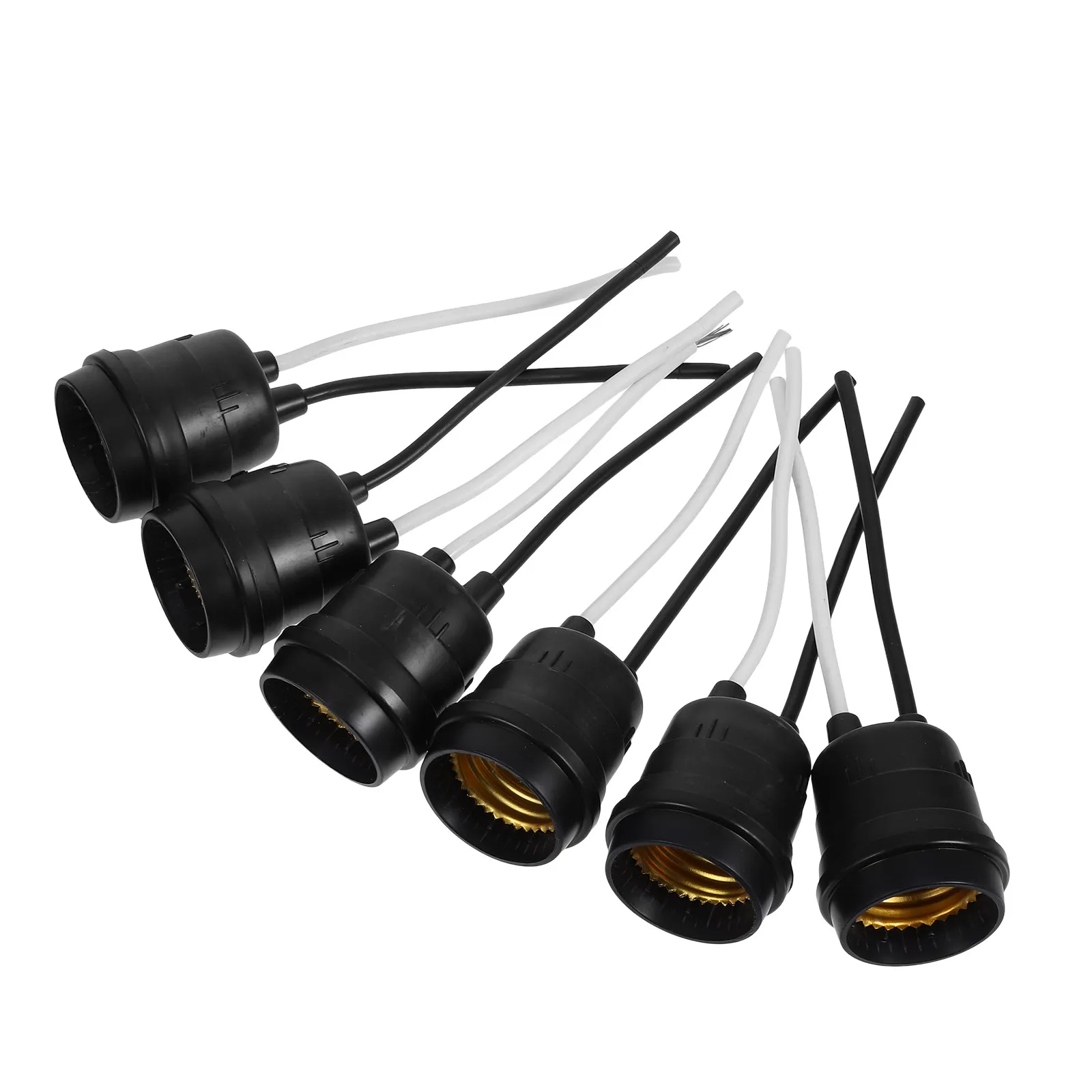 6Pcs Lamp Holder E27 Waterproof PVC Rubber Socket Flexible Cord for Indoor Outdoor DIY Light Fixtures Sealed Socket
6Pcs Lamp Holder E27 Waterproof PVC Rubber Socket Flexible Cord for Indoor Outdoor DIY Light Fixtures Sealed Socket